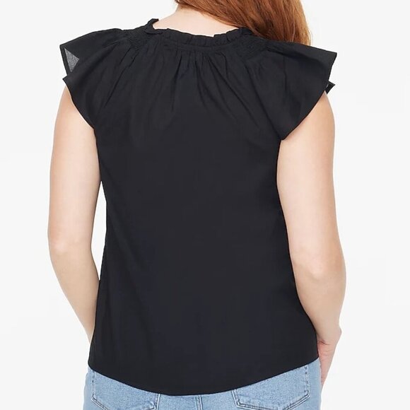 J Crew Flutter-sleeve top Size XS - Picture 2 of 13